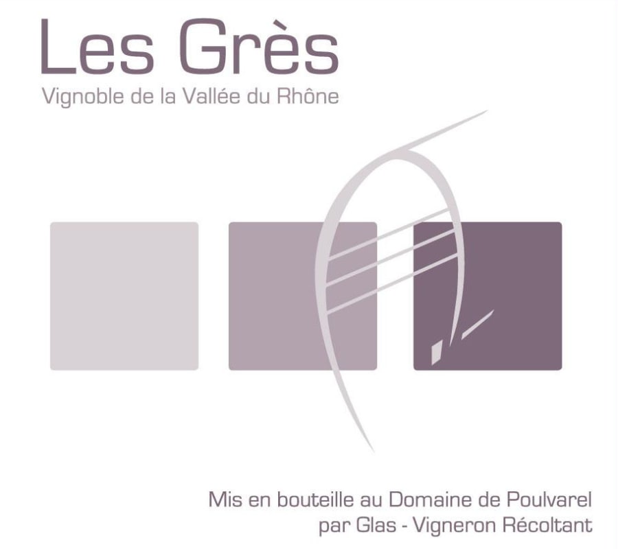 Domaine de Poulvalrel Costieres de Nimes Les Gres 2015 Front Label