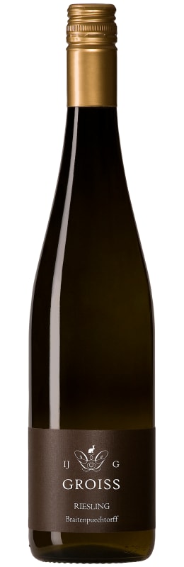 Weingut Ingrid Groiss Braitenpuechtorff Riesling 2023 Front Bottle Shot