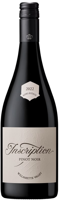 King Estate Inscription Pinot Noir 2022 Front Bottle Shot