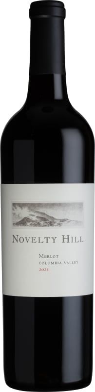 Novelty Hill Merlot 2021 Front Bottle Shot