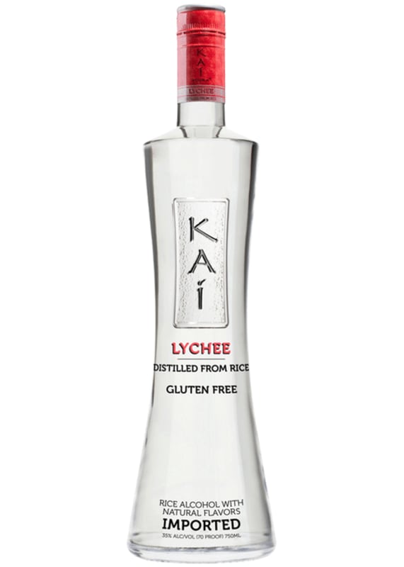 Kai Lychee Vodka Front Bottle Shot