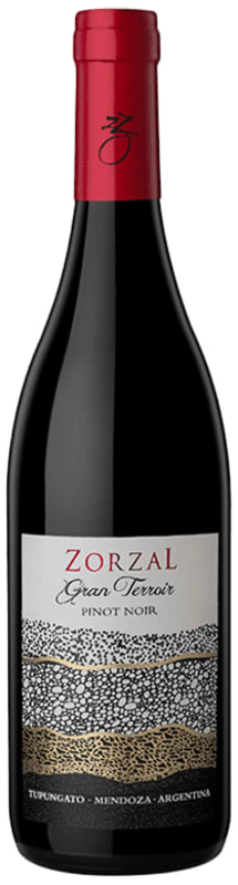 Zorzal Gran Terroir Pinot Noir 2022 Front Bottle Shot