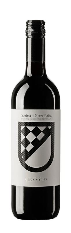 Lucchetti Lacrima Di Morro d'Alba 2018 Front Bottle Shot