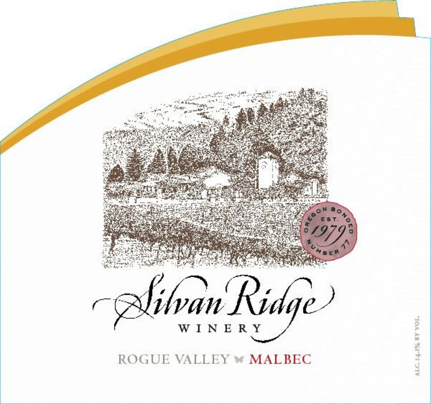 Silvan Ridge Malbec 2015 Front Label