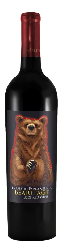 Haraszthy Family Cellars Bearitage Red Wine 2021 Front Bottle Shot