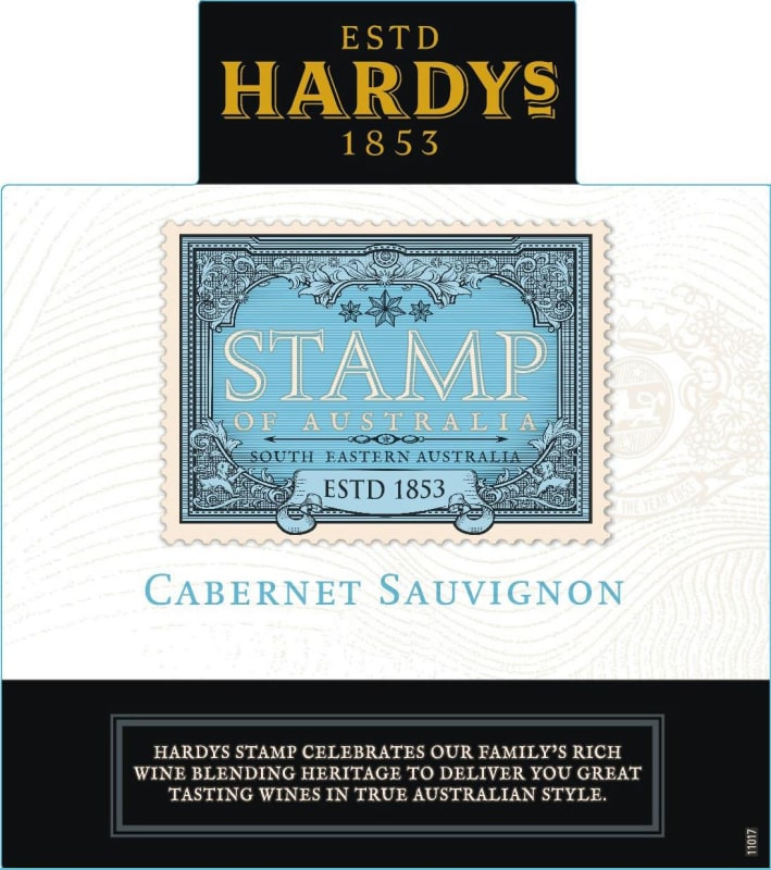Hardys Stamp Cabernet Sauvignon 2014 Front Label