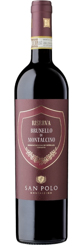 Poggio San Polo Brunello di Montalcino Riserva 2018 Front Bottle Shot