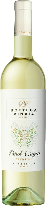 Bottega Vinaia Pinot Grigio 2025 Front Bottle Shot