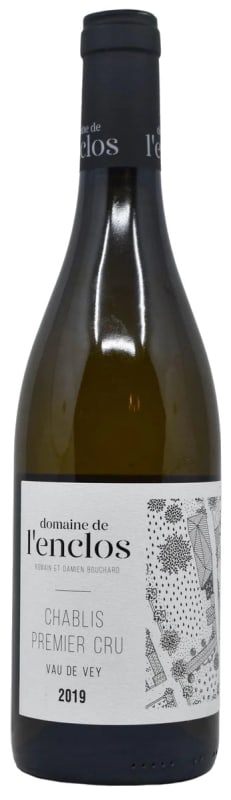 Domaine de l'Enclos Chablis Vau de Vey Premier Cru 2019 Front Bottle Shot