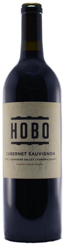 Hobo Wine Company Alexander Valley Cabernet Sauvignon 2015 Front Bottle Shot