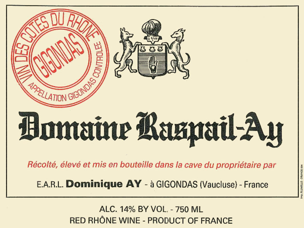 Chateau Raspail Gigondas 2007 Front Label