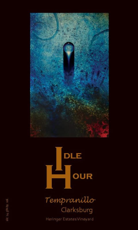 Idle Hour Winery Heringer Estate Vineyard Tempranillo 2012 Front Label