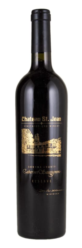 Chateau St. Jean Cabernet Sauvignon Reserve (1.5 Liter Magnum) 1990 Front Bottle Shot