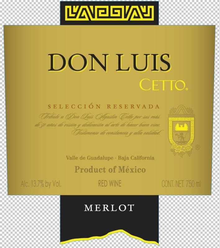 L.A. Cetto Don Luis Seleccion Reservada Merlot 2017 Front Label