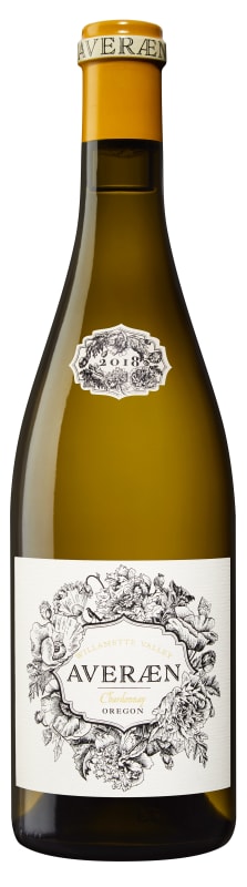 Averaen Willamette Valley Chardonnay 2018 Front Bottle Shot