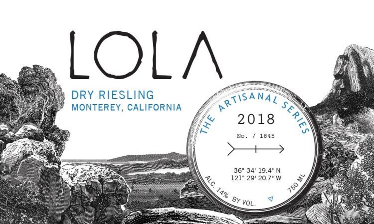 LOLA Wines Riesling 2018 Front Label
