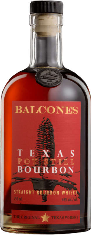 Balcones Pot Still Straight Bourbon Whisky Front Bottle Shot