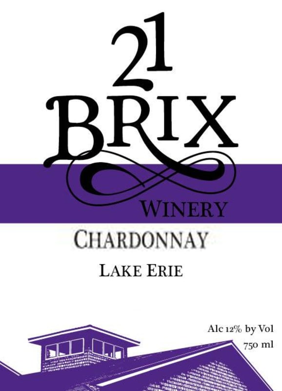 21 Brix Winery Chardonnay 2013 Front Label