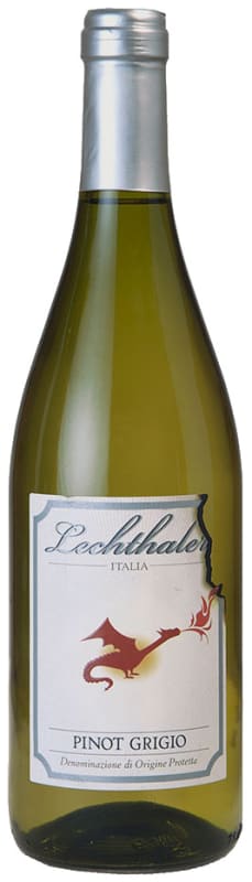 Lechthaler Pinot Grigio 2016 Front Bottle Shot