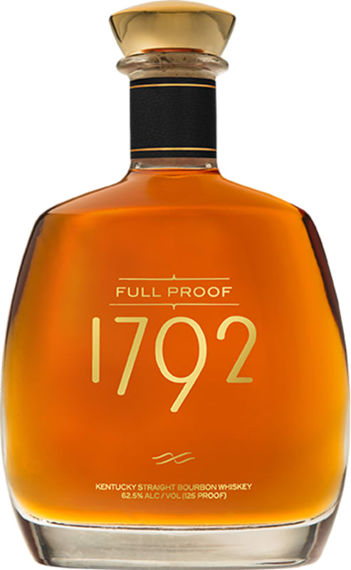 Barton 1792 Full Proof Kentucky Straight Bourbon Whiskey Front Bottle Shot