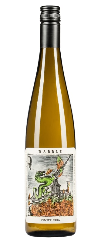 Rabble Pinot Gris 2019 Front Bottle Shot