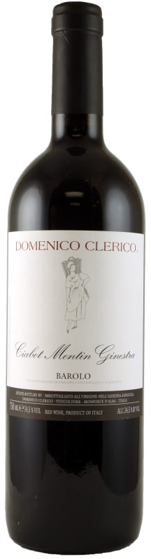 Domenico Clerico Barolo Ciabot Mentin Ginestra (scuffed label) 2005 Front Bottle Shot