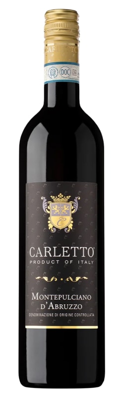 Carletto Montepulciano d'Abruzzo 2024 Front Bottle Shot