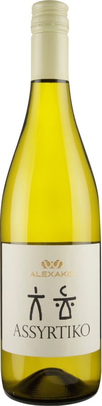 Alexakis Assyrtiko 2025 Front Bottle Shot