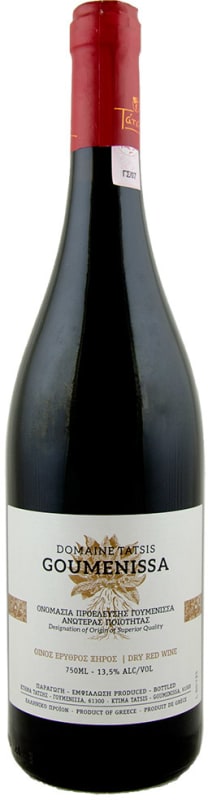 Domaine Tatsis Xinomavro Goumenissa 2011 Front Bottle Shot
