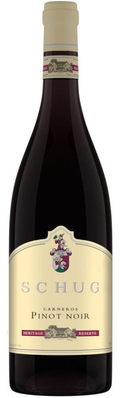 Schug Heritage Reserve Pinot Noir 2012 Front Bottle Shot