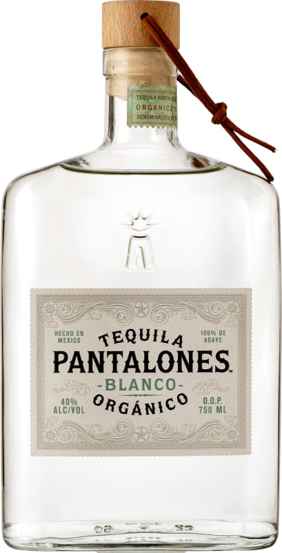 Pantalones Organic Blanco Tequila Front Bottle Shot