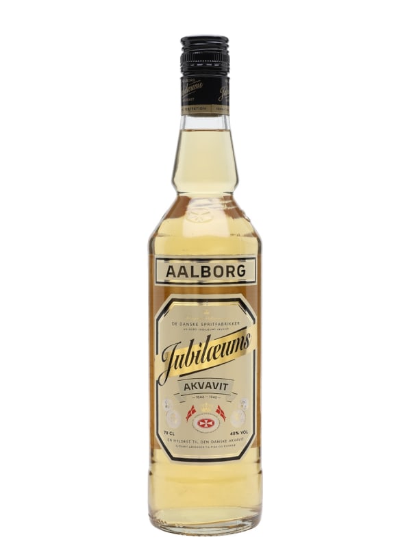 Aalborg Jubilaeums Akvavit (700ML) Front Bottle Shot