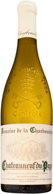Domaine de la Charbonniere Chateauneuf-du-Pape Blanc 2016 Front Bottle Shot
