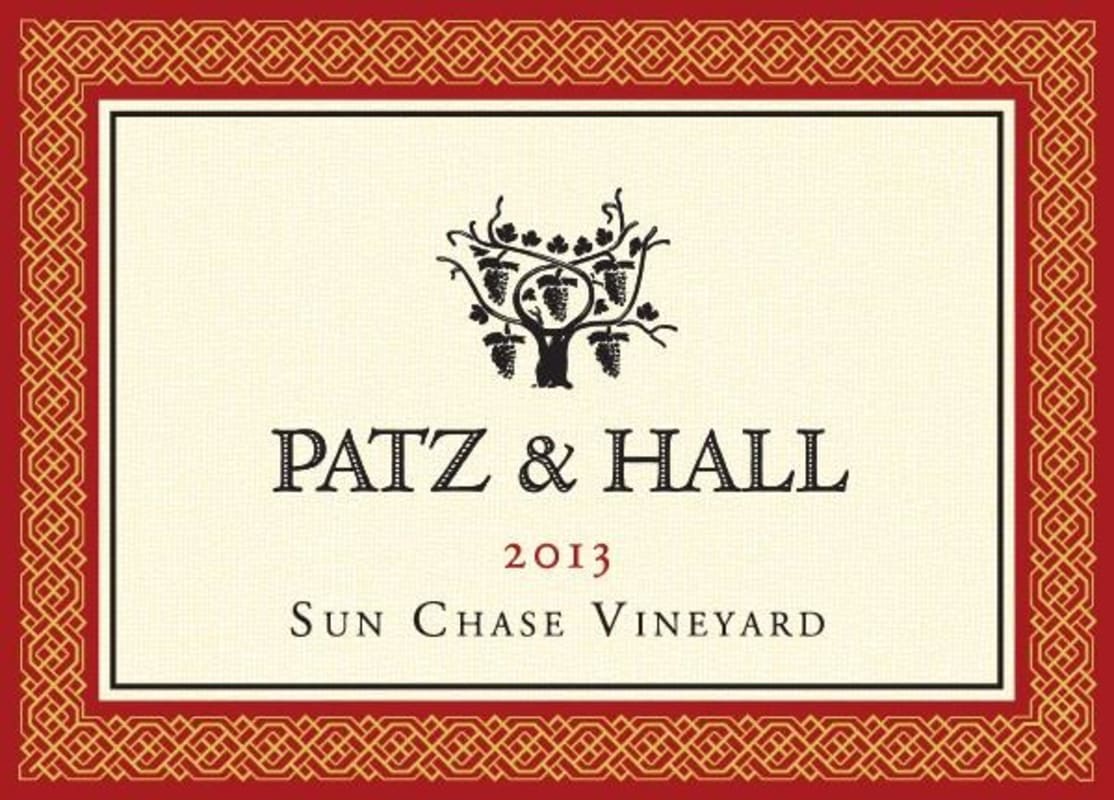 Patz & Hall Sun Chase Vineyard Pinot Noir 2013 Front Label