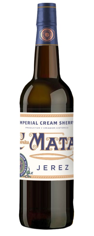 Mata Cream Sherry Front Bottle Shot