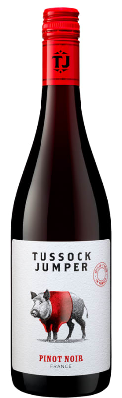 Tussock Jumper Pinot Noir 2023 Front Bottle Shot