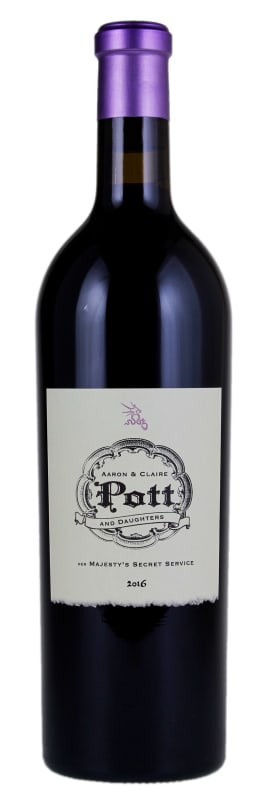 Pott Wine Stagecoach Vineyard Her Majesty's Secret Service Cabernet Sauvignon 2016 Front Bottle Shot