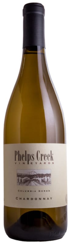 Phelps Creek Wines Chardonnay 2017 Front Bottle Shot