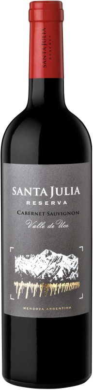Santa Julia Reserva Cabernet Sauvignon 2016 Front Bottle Shot