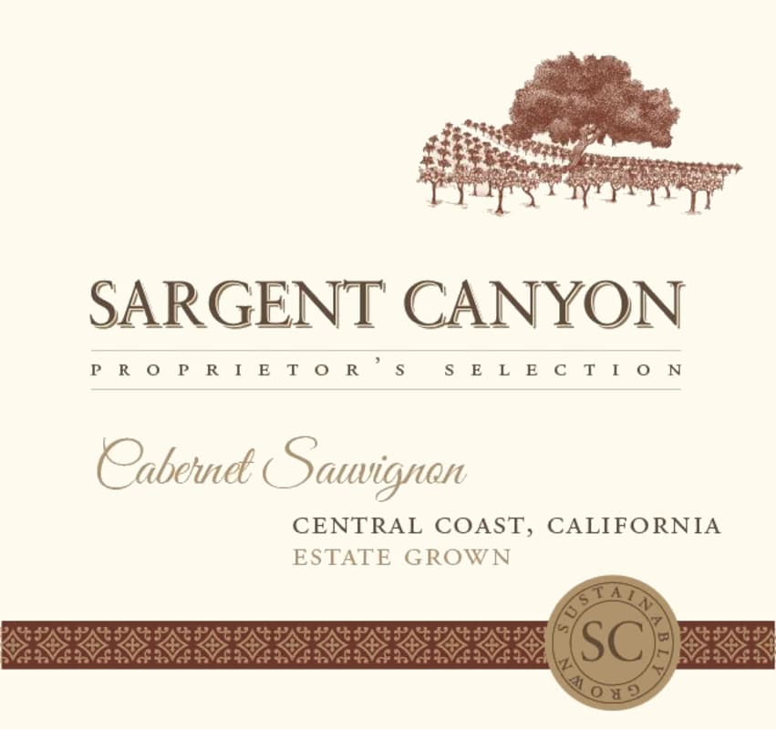 Sargent Canyon Proprietor's Selection Cabernet Sauvignon 2014 Front Label