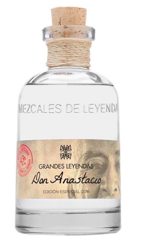 Mezcales de Leyenda Grandes Leyendas Don Anastico Mezcal Front Bottle Shot