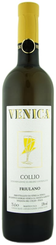 Venica & Venica Friulano 2018 Front Bottle Shot