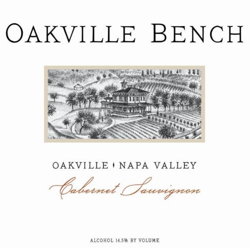 Oakville Bench Cabernet Sauvignon 2018 Front Label