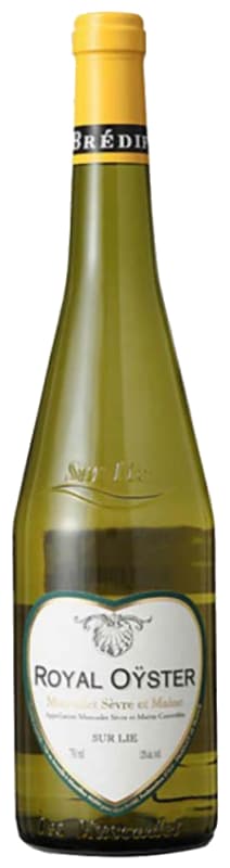 Marc Bredif Royal Oyster Muscadet Sevre et Maine 2017 Front Bottle Shot