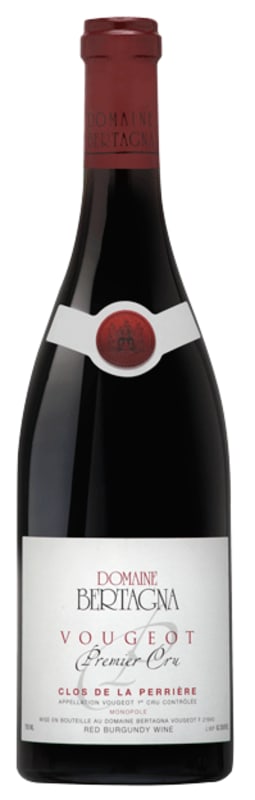 Domaine Bertagna Vougeot Clos de la Perriere Premier Cru Monopole 2017 Front Bottle Shot