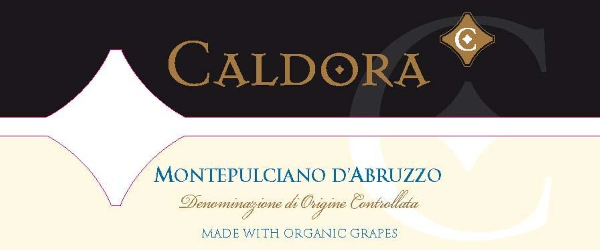 Caldora Montepulciano d'Abruzzo 2015 Front Label