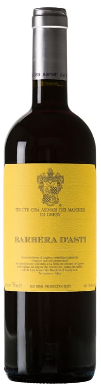 Marchesi di Gresy Barbera d'Asti 2022 Front Bottle Shot