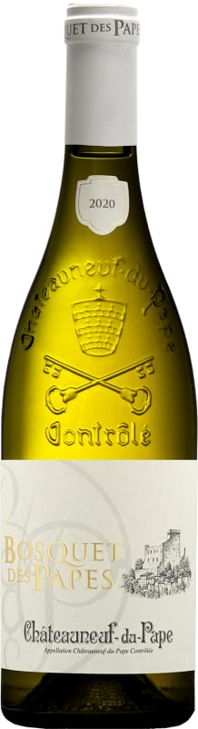 Bosquet des Papes Chateauneuf-du-Pape Blanc 2020 Front Bottle Shot