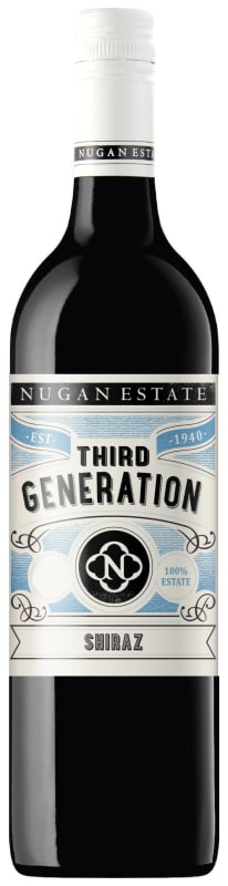Nugan Estate Third Generation Shiraz 2015 Front Bottle Shot