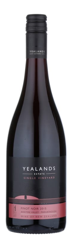 Yealands Estate Single Vineyard Pinot Noir 2015 Front Bottle Shot